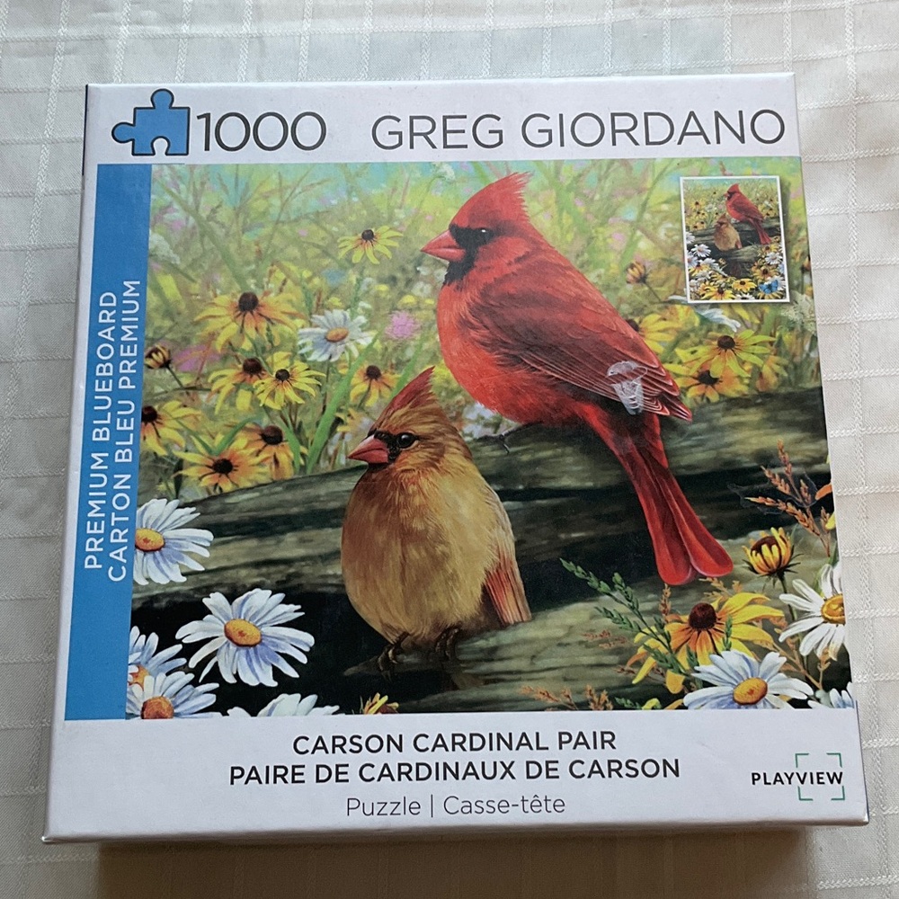 Cardinal Pair Puzzle - 1000 Pieces